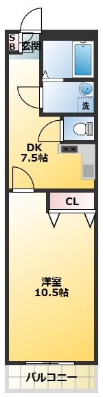 パラドール常盤5の間取り画像
