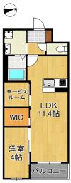 プロスペレ浜町の間取り画像