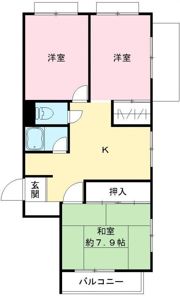 大宅マンションの間取り画像