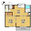 山門ハイツの間取り画像