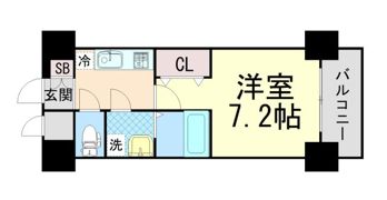 アドバンス三宮シュロスの間取り画像