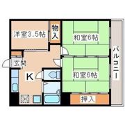 大手町YKハイツA棟の間取り画像