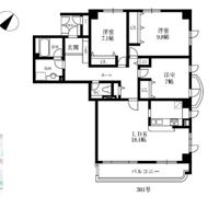 メインステージ芦屋山手の間取り画像