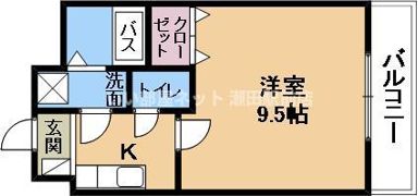 クレスト今宿の間取り画像