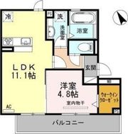 レジデンス春岡の間取り画像