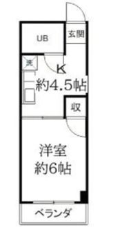 グランドール川秋の間取り画像