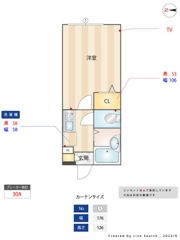 CASAR千住大橋の間取り画像