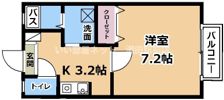プリシェールキャッスルB棟の間取り画像