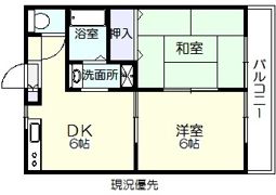 鷹日マンションの間取り画像