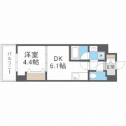 ライブガーデン江坂Ⅸの間取り画像