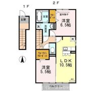 リヴェール来住 B棟の間取り画像
