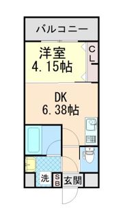 ガレリア南豊中の間取り画像