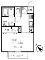 大成コーポの間取り画像