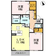 ローゼンシュタット B棟の間取り画像