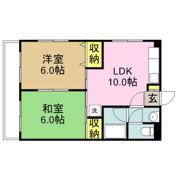 グリーンサンハイツの間取り画像