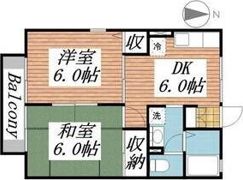 セジュール箕郷A棟の間取り画像