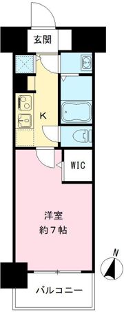 HRフロントリーガル難波WESTの間取り画像