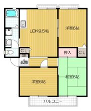 クレストディアコートの間取り画像