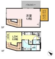 グランテージ西小山の間取り画像