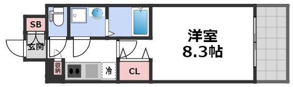 ララプレイス森ノ宮ベーネの間取り画像