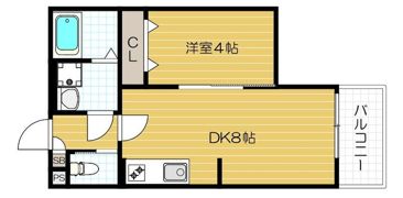 ALEGRIA鶴見区今津の間取り画像