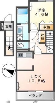 グリーンハイツの間取り画像