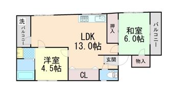 キャロルハイツの間取り画像