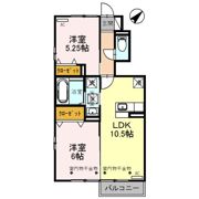 プレジール町新 Bの間取り画像
