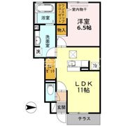ウエスタンヒルズ A棟の間取り画像