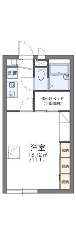 レオパレスセントヴィラージュⅡの間取り画像