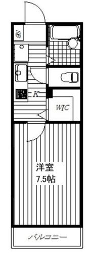 ゼフィール経堂の間取り画像