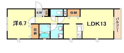 リヴェール岡本【旭化成】の間取り画像
