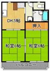 シャトレ安部山の間取り画像