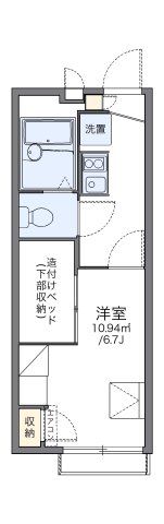 レオパレス星丘Bの間取り画像