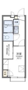 レオパレス星丘Bの間取り画像