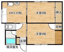 古志原7丁目-24-23 テラスハウスの間取り画像
