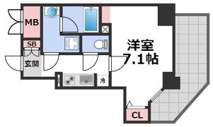 エスライズ本町東の間取り画像
