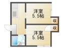 小林コーポの間取り画像