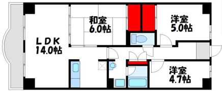 プラザ・ドゥ・オデッサの間取り画像