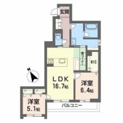 サングレイスの間取り画像