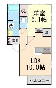 ポンリビエルの間取り画像