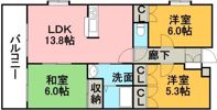 カンフォートの間取り画像