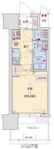 ソルテラスKOBEハーバーランドARCOの間取り画像