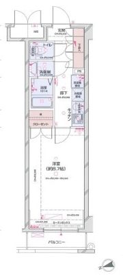 パレステュディオときわ台の間取り画像