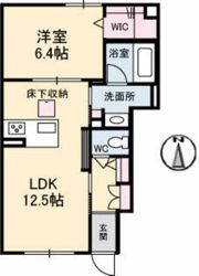 アトレガーデン Bの間取り画像
