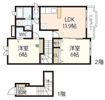 セイバリーA棟の間取り画像