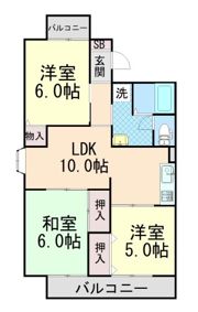 ハイツエテルナビューの間取り画像