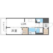 Alivis九条の間取り画像