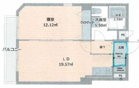 コリーヌ恵比寿の間取り画像