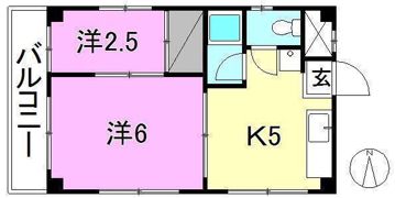 グランドロッソ道後一万の間取り画像